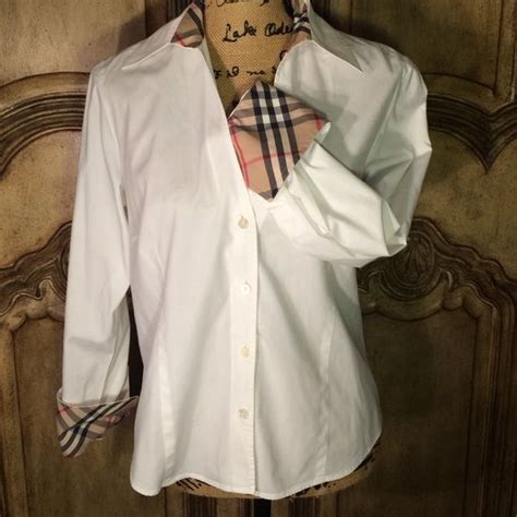 burberry white shirt women pinterest|burberry women's shirts & tops.